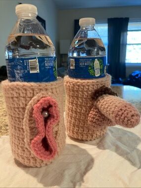 Handmade Crochet Naughty Coozies